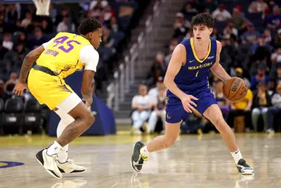 Taran Armstrong passing Summer League test with lessons learned from Warriors legends