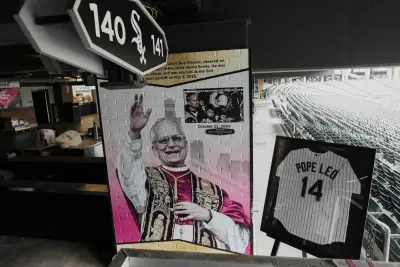 In White Sox stadium broadcast, Pope Leo XIV sends message of hope to Chicago and the US