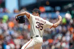 Verlander ends first half without win as SF Giants blown out by Phillies