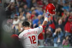 Kyle Schwarber and the Phillies' all-time single season home run leaders