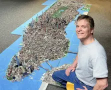 This trucker built a scale model of NYC over 21 years. It’s drawing museums’ attention.