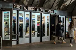 Port Authority shut down for multi-bus collision